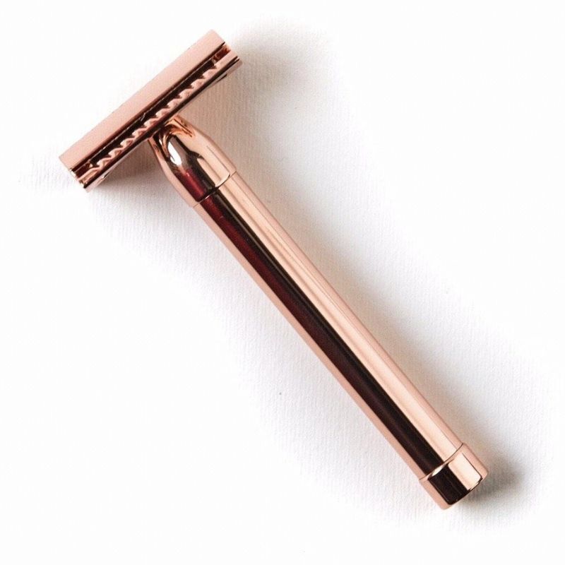 Earths Tribe Eco friendly Rose Gold Safety Razor | First Ray