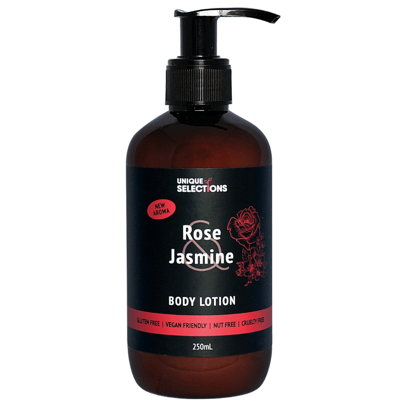 Unique Selections Rose & Jasmine Body Lotion 250ml First Ray