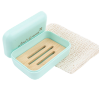 Amor Luminis 2 in 1 Plastic Free Compostable Soap Holder & Container ~ Mint Sorbet