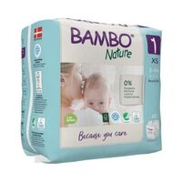 Bambo Nature Nappies Size 1 (XS) 2-4 kg ~ 22 Nappies