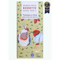 Bennetto Organic Dark Chocolate Pistachios (60% Cocoa) 100g