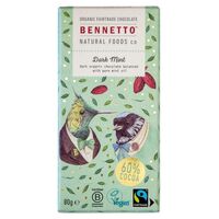 Bennetto Organic Dark Chocolate Mint (60% Cocoa) 80g