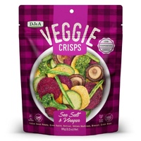 DJ&A Veggie Crisps Sea Salt and Vinegar 90g [Shortdated BBD: Mar-26]