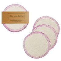 Earths Tribe Lavender Reusable Hemp Makeup Rounds 10 pack