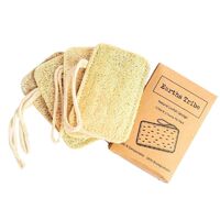 Earths Tribe Natural Loofah Sponge 4 Pack (2 Fine & 2 Coarse)