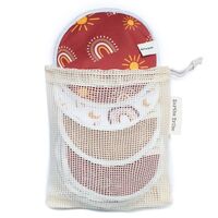 Earths Tribe Reusable Nursing Pads Flat 5 Pack