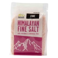 Every Bit Organic Himalayan Pink Rock Salt Fine 1kg