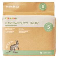 Ecoriginals Nappy Size 5 (12-18kg) 18 per bag (Walker)
