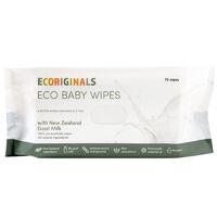Ecoriginals Organic Baby Wipes NZ Goat Milk 70 pack