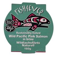 Fish4Ever Wild Pacific Pink Salmon in Brine (Fillets) ~ 170g