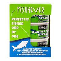 Fish4Ever Azores (Skipjack) Tuna Steaks in Organic Olive Oil Triple Pack - 3x160g