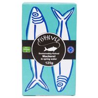 Fish4Ever Mackerel Fillets in Spring Water - 125g