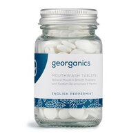 Georganics Mouthwash Tablets English Peppermint ~ 180 tablets