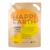Happi Earth Laundry Liquid & Refill Pouch - 400 Wash Loads - 1L
