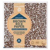 King Soba Brown Rice Paper Wraps 200g