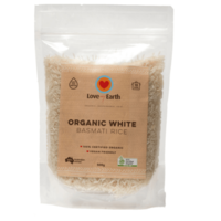 Love My Earth Organic White  Basmati Rice ~ 500g