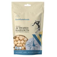 Live Wholefoods Organic Activated Hazelnuts 300g [Shortdated BBD: Apr-26]
