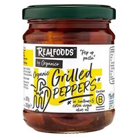 Realfoods By Organico Grilled Peppers (Organic) ~ 190g