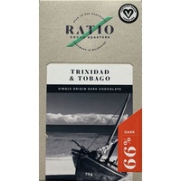 Ratio Cocoa Roasters Trinidad & Tobago Chocolate 66% (Vegan) ~ 70g