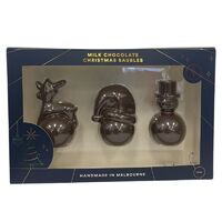 Ratio Cocoa Roasters Milk Chocolate Xmas Bauble Trio ~ 120g 