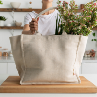 The Keeper Tote Bag (Jute / Organic Cotton) - 1 Bag