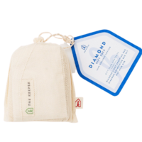 The Keeper Diamond Gift Pack - Diamond Drawstring Bag 4 Pack, Diamond Bag 3 Pack, 1 Nut-milk Bag