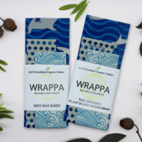 Wrappa Hammerhead Beeswax Wrap ~ 3 Pack (2 x Med & 1 x Lrg)