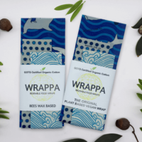 Wrappa Hammerhead Vegan Wrap ~ 3 Pack (2 x Med & 1 x Lrg)
