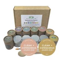 Eco Art and Craft Natural Eco Paints Plastic-Free Paint Kit