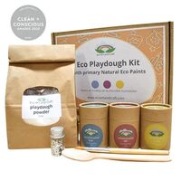 Eco Art and Craft Playdough Powder and Paint Kit: Gluten Free Playdough