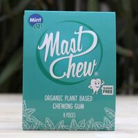 Mast Chew Organic Chewing Gum Sleeve Spearmint 8 pce