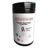 Supercharged Food Organic Beef Liver Grass Fed 120 Capsules