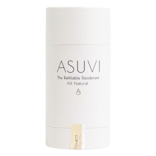 ASUVI Refillable Deodorant Elouera (White Tube) 65g