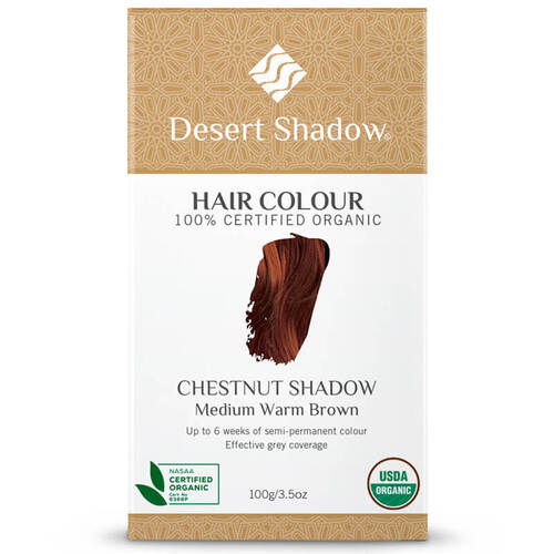 Desert Shadow Organic Hair Dye - Chestnut Shadow 100g