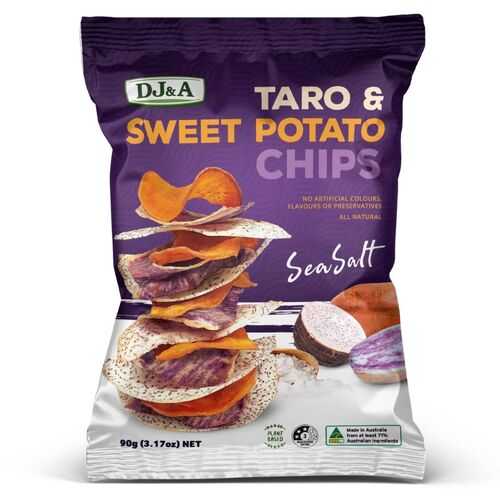 DJ&A Taro & Sweet Potato Chips 90g 