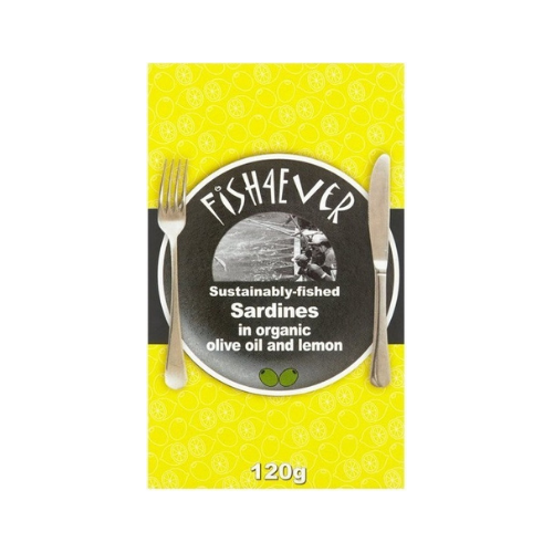 Fish4Ever Sardines in Organic Olive Oil & Lemon ~ 120g
