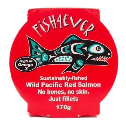 Fish4Ever Wild Pacific Red Salmon (Fillets) 170g [Shortdated BBD: May-26]