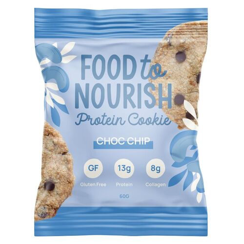 Food to Nourish Protein Cookie Choc Chip 60g