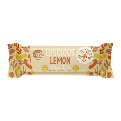 Food to Nourish Bliss Bar Luscious Lemon 40g