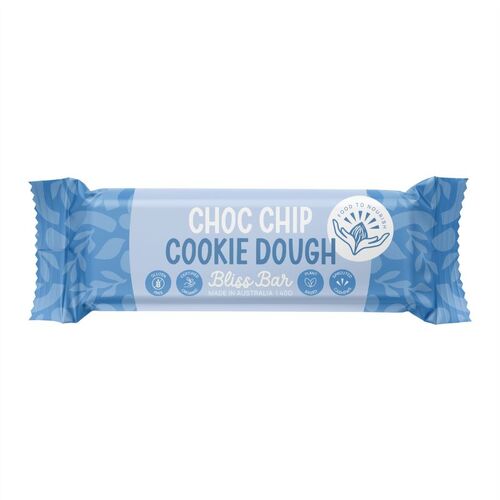 Food to Nourish Bliss Bar Choc Chip Cookie Dough 40g