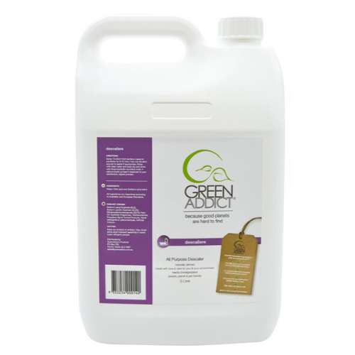 GreenAddict Natural Shower and Bathroom Cleaner and DeScaler ~ 5 Litre Refill