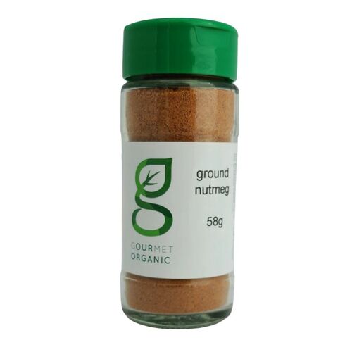 Gourmet Organic Nutmeg Ground 58g [Shortdated BBD: Apr-26]