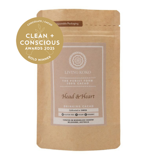 Living Koko Head & Heart Drinking Cacao (100%) 100g