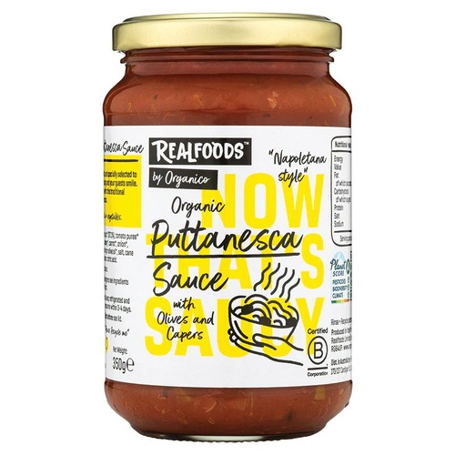 Realfoods By Organico Puttanesca 360g