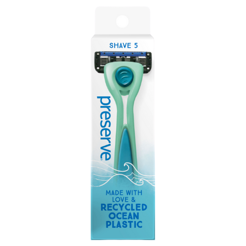 Preserve POPi Shave 5 Razor - Neptune | Handle & 1 Blade