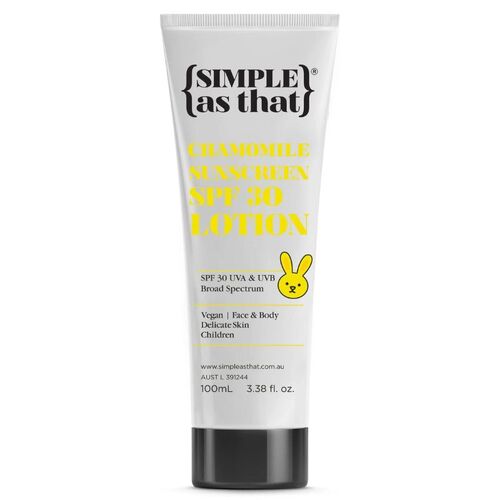 SIMPLE as that SPF 30 ~ Natural Children's Sunscreen Lotion ~ 100ml