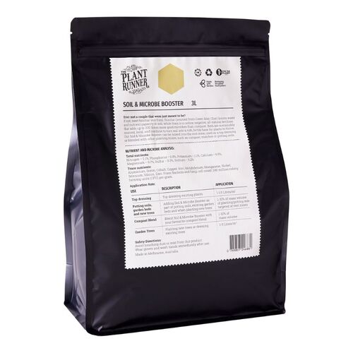 The Plant Runner Soil & Microbe Booster Refill 3L