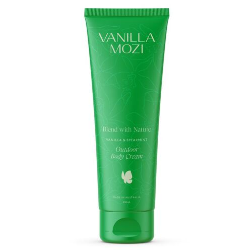Vanilla Mozi Outdoor Body Cream 250ml Tube
