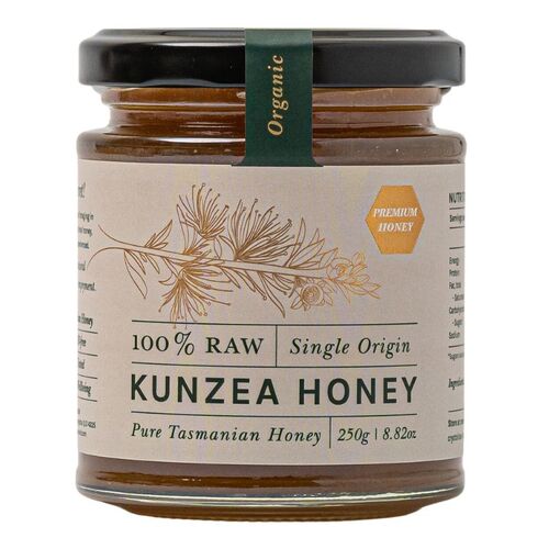 Zea Kunzea Honey (Pure Tasmanian & 100% Raw) 250g