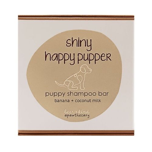 Bear + Kind Shiny Happy Pupper Puppy Shampoo Bar 130g